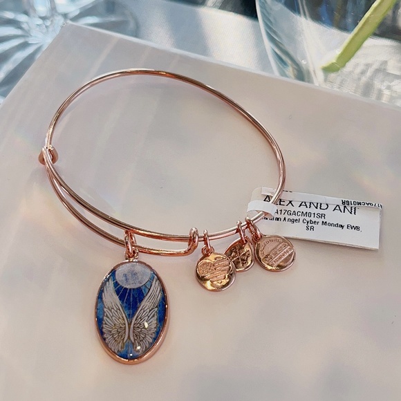 NWT ALEX AND ANI GUARDIAN ANGEL BRACELET - Picture 1 of 3